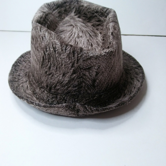 Velvet Stetson Hat with Swirled Feathery Design,M - Picture 4 of 5
